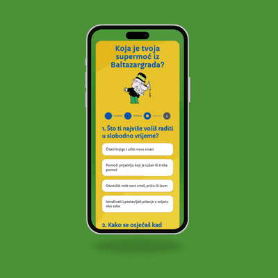 Baltazar UX/UI dizajn za anketnu platformu